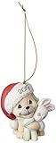 Precious Moments Holiday Pug Hugs 2019 Dated Bisque