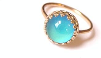Proteales Mood JewelryCrown Medium Mood Ring in 14kt Gold