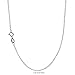 FANTOM Simulated Emerald Cubic Zirconia Necklace Pendant with 18 Inch Rolo Chain in 925 Sterling Silver