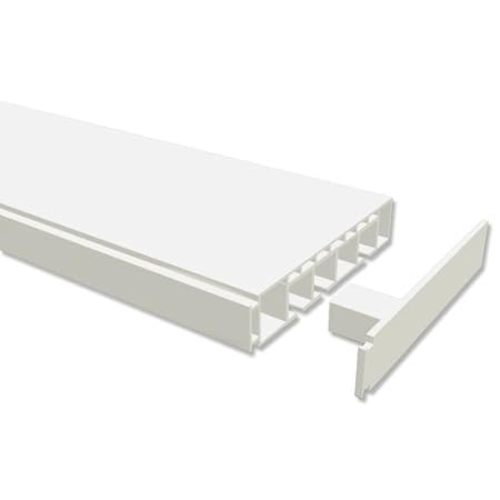 Interdeco Slimline Curtain Rails Plastic Curtain Track White 3