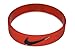 Nike NK2 Baller Band Silicone Rubber Basketball Baseball Football Running Wristband Bracelet (Red/Black)
