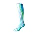 Hocsocx Blue Wave Socks Performance Liner Moisture-Wicking Protection for Field Hockey, Ice Hockey, and Soccer