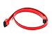 Monoprice 108784 18-Inch SATA 6Gbps Cable with Locking Latch, Red primary