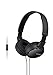 Sony MDRZX110AP ZX Series Extra Bass Smartphone Headset with Mic (Black) primary