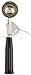 Winco No.30 Ice Cream Disher with Plastic Handle, Size 30, 1 1/4 oz capacity, Black, Stainess Steel
