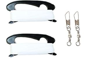 ZUYYON Kite String Handle - 328 ft Kite String 2 Pack Total 656 ft with Connector Spool Line Winder Professional Outdoor Kite Accessories Kite Flying Tool (2pcs)