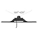 Amotus Car Rear View Camera Waterproof High Definition Night Vision Wide Viewing Angle Vehicle License Plate Backup Reverse Camera