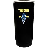University of Toledo Black Insulated Stainless Steel Tumbler Glossy brushed finish Officially Licensed Collegiate Product