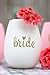 10 piece set of Bride Tribe and Bride Silicone Wine Cups, Perfect for Bachelorette Parties, Weddings, and Bridal Showers (Pink)