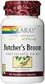 Solaray Butchers Broom Extract, 100mg, 60 Count (3 Pack)