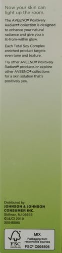 Aveeno Positively Radiant Daily Moisturizer SPF 30 Total Soy Complex Oil-Free view 10