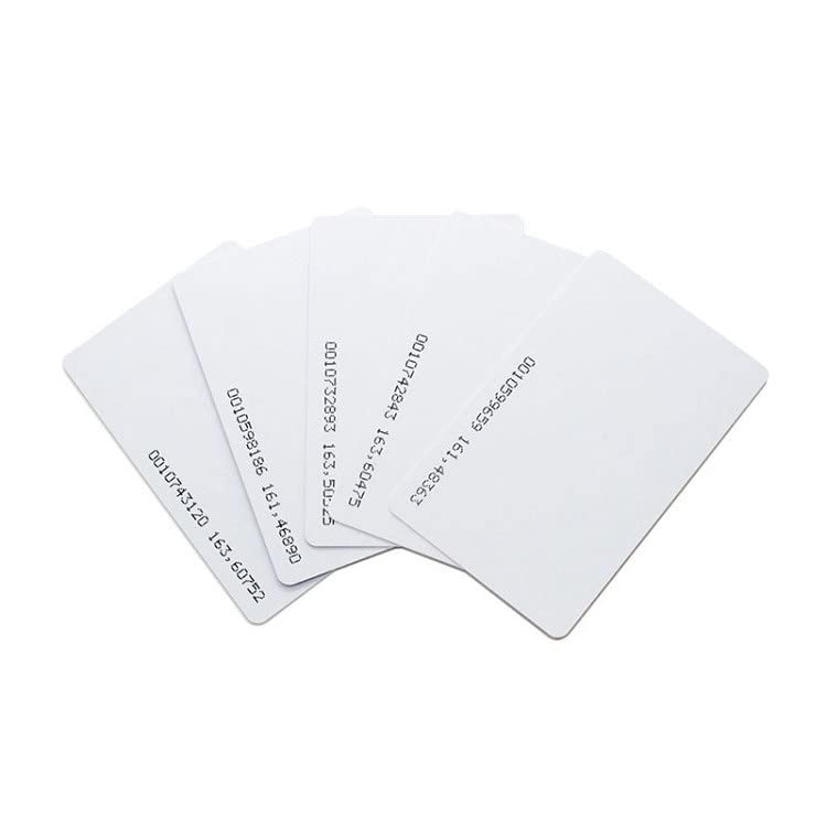 YARONGTECH 125Khz Card 0.9mm Blank White EM4100 TK4100 RFID Access Proximity (pack of 100)