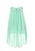 stylesilove Chiffon Clooney Lace Hi-Low Wedding Flower Girl Dress, Made In USA