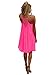 ReachMe Womens Sexy Plus Size Swimsuit Coverups Spaghetti Strap Beach Dresses Bathing Suit Cover Up Sheer Tank Sundress(1 Rose Red,XL)