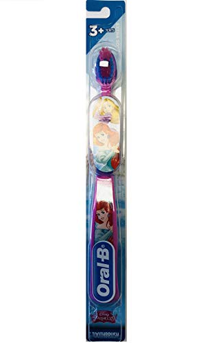 image for Oral-B NEW Princess Toothbrush for Little Girls, Children 3+, Extra So