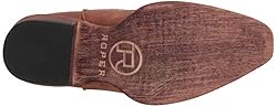 Roper Womens Riley Boot, Tan, 6