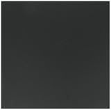 Kydex T Sheet, P3 Velour Matte Texture, Calcutta Black, Meets UL 94V0 and 945V Specifications, 0.080" Thickness, 12" Width, 12" Length