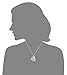 Necklace With Heart Pendant And Cross - A Journey Of Faith Is A Journey Of Love - For Girls - Stainless Steel With Curb Chain