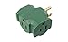 HomeHopes 3 Outlet Plug Adapter, 3 Way Electrical Outlet Adapter, 3 Way Outlet Splitter Adapter