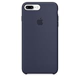 Apple Silicone Case for iPhone 7 Plus - Midnight Blue