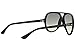 Ray-Ban Unisex Cats 5000 RB4125 59mm Black/Crystal Grey Gradient One Size