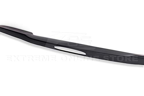 Extreme Online Store for 2005-2013 Chevrolet Corvette C6 All Models | ZR1 Style Rear Trunk Lid Wing Spoiler with Hardware Included (ABS Plastic - Painted Matte Black)