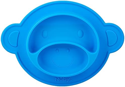 Nuby Miracle Silicone Feeding Suction Plate Tray Dishes Food
