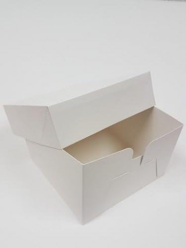 Caja para tarta lisa de 25,4 x 25,4 x 15,2 cm, 5 unidades: Amazon.es: Hogar