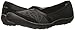 Skechers Women's Earth Fest Repurpose Flat,Black Mesh/Suede/Charcoal Trim,9 M US