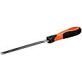 Bahco 1-143-08-1-2 Mill Cut 1-File with Handle, 8-Inch