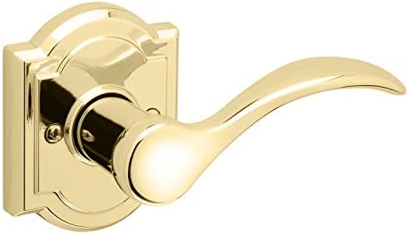 Baldwin Prestige Tobin Lefthanded Halfdummy Lever In Polished Brass