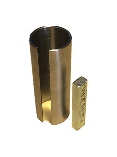 fastoworld FIT 1" to 1-1/8 inch 1/4" Key Gas Engine Pulley Crank Shaft Sleeve Adapter Predator