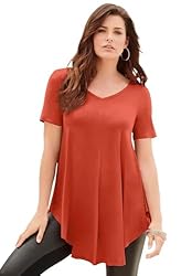 Roaman's Women's Plus Size Swing Ultra Femme Tunic