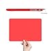 IBENZER MacBook Pro 13 Inch Case 2012-2015, Soft Touch Hard Case Shell Cover with Keyboard Cover Screen Protector for Apple MacBook Pro 13 with Retina Display A1425 1502,Red,MMP13R-RD+2