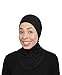 Ninja Cotton Jersey Inner Neck Under Scarf for Hijabs Black