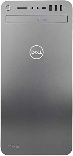 Dell XPS 8930 Special Edition Tower Desktop – 9th Gen Intel 8-Core i9-9900K CPU up to 5.00 GHz, 64GB Memory, 1TB SSD + 2TB HDD, NVIDIA GeForce GTX 1050Ti 4GB GDDR5, DVD Burner, Windows 10 Pro, Silver