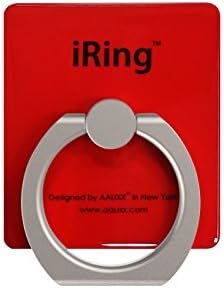 Iring Premium Rouge Style Anneau Mobile Barre D Appui Pied Support Voiture Pour Smartphones Telephone Portable Support Original Compatible Iphone 6 6plus 6s 5 Galaxy Note Sony S6 Xperia Z5 Lg Nexus 5 X G4 G8 P8 Huawei Htc One M9