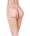 HOLYSNOW Women Open Crotch Bodysuit Belly Fat Trainer Booty Lifters Beige S