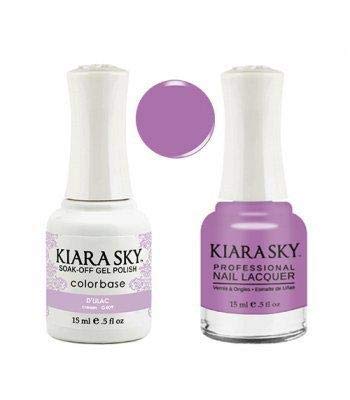 Kiara Sky Matching Gel Polish + Nail Lacquer, D'Lilac, .5 fl. oz