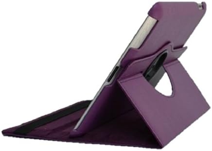 PU Leather 360 degree rotation stand iPad case for Apple Ipad mini ipad mini 2nd generation, Free Screen Protector & Stylus - Purple