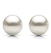 14K White or Yellow Gold Freshwater Cultured Pearl Stud Earrings for Women (Choice of Pearl Sizes and Metal Type)