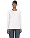 Gildan Heavy Cotton Ladies' Long-Sleeve T-Shirt, Wht, Medium