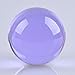 LONGWIN 40mm(1.6 inch) Solid Mini Fengshui Crystal Ball Healing Crystals(Purple)