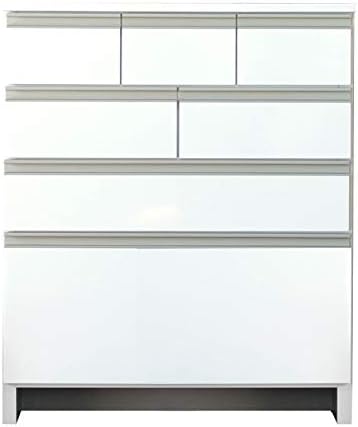 コンパクトチェスト 幅75cm 奥行30cm ホワイト シンプルな収納棚 Lilia Chest 75 D30 Mf Wh 洗面所 キッチン ダイニングなど