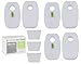 GreenVacShop 6-Pack Shark Rocket DuoClean HV380, HV380W, HV381, HV382, HV383, HV384Q Replacement Filter Set, 12 pre-Filters (6 Foam+6 Felt) and 6 Post-Filters, Replaces Shark Part# XFFH380 XPSTFH380