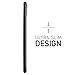 totallee iPhone X Case, Thinnest Cover Premium Ultra Thin Light Slim Minimal Anti-Scratch Protective - for Apple iPhone X (Jet Black)