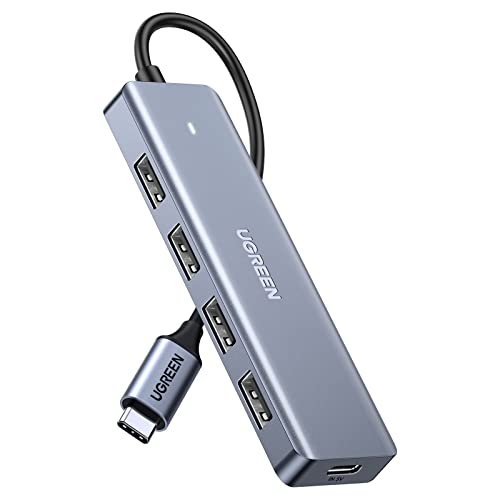 UGREEN USB C to USB A Hub, 4xUSB 3.0 Ports, 5Gbps Data Transfer,0.5ft Cable at Amazon