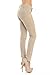 YourStyle USA Women’s Jeggings Pants – Stretch Slim Fit Skinny Fitted Long Basic Slimming Casual Bottom P9128 Khaki M