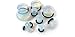 Organic Opal Light, Moon Stone O-RING Marble-stone Plug /Gauge 2 Piece