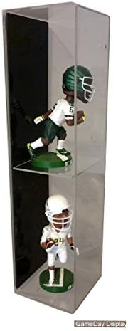 Acrylic Wall Mount Double Bobblehead Display Case by Gameday Display